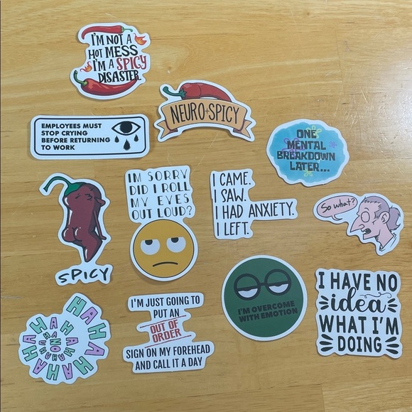 💝Humorous Sticker Pack with Colorful Designs - Picture 1 of 1